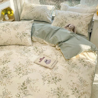 Ins Style Floral Duvet Cover Set